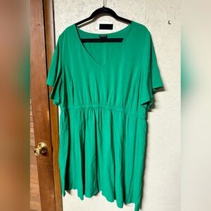 Torrid Vibrant Green Midi Dress